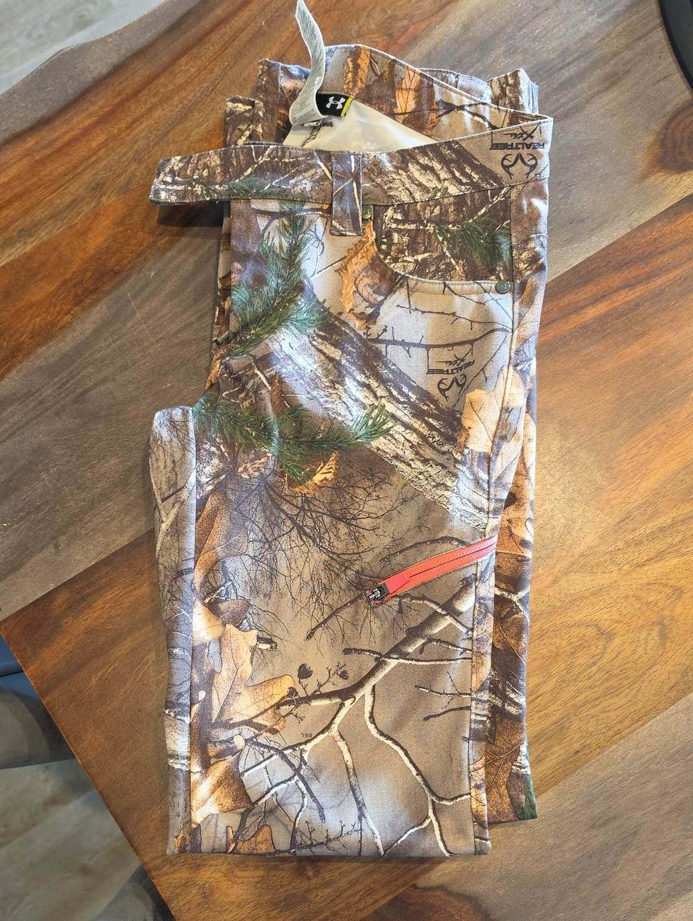 Under Armour Women's Realtree Camo Straight Leg Jeans - Brown/Green